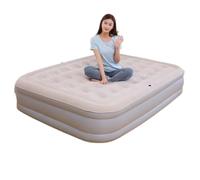 lluoqian Inflatable Materasso gonfiabile in tessuto composito addensato: cuscino for tenda da campeggio portatile all'aperto, uso a casa(Grey,190 * 102 * 43cm)