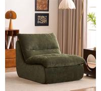 lluoqian Living Room Divano letto singolo compresso sottovuoto, poltrona relax for piccoli spazi, soggiorno/camera da letto/tatami(Green)