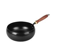 lluoqian Mini wok in acciaio al carbonio fatto a mano - Padella antiaderente non rivestita for saltare in padella for la casa(26CM)