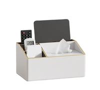 lluoqian Space Saving Scatola portafazzoletti Minimalista in Metallo montata su Veicolo, Contenitore Multifunzionale for Oggetti Vari da Tavolo da tè e telecomandi for Auto(Ash)