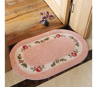 LLWYH Tappetino da Bagno Tappeto Pastorale Rosa Assorbente Antiscivolo Per Bagno Camera Da Letto Soggiorno 40×60cm Rosa