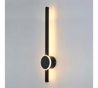 LLXDFUU Applique da parete moderne a strisce lunghe Lampada da parete americana a luce calda a LED lineare per vanità Decorazione per interni Lampada da parete per soggiorno Lampada da parete minimali