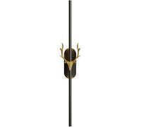 LLXDFUU Moderna lampada da parete a LED in corno di cervo minimalismo 8W applique da parete per interni design creativo a forma di corna lampada da parete calda 3000K lampada da comodino decorativa pe