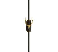 LLXDFUU Moderna lampada da parete a LED in corno di cervo minimalismo 8W applique da parete per interni design creativo a forma di corna lampada da parete calda 3000K lampada da comodino decorativa pe