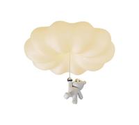 LLXDFUU Plafoniera a forma di nuvola bianca che oscura la stanza dei bambini vicino alla plafoniera con telecomando Lampadario moderno a sospensione a forma di orso per bambini Camera da letto Soggior