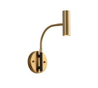 LLXDFUU Sconce da parete con braccio oscillante Comodino dorato Applique postmoderne Lampada da parete Mini lampade da parete con braccio oscillante Loft Decorazione dell'hotel Decorazione della paret
