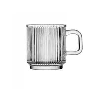 LLXTJJY Eleganti bicchieri in vetro Latte Coffee Mugs High End Wine Glasses Simple Cocktail Glass Breakfast Milk Juice Tea Cups Household Beverage Cup Bicchieri in vetro(350ml)