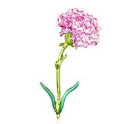 LLYANZ Spilla grande del fiore del garofano di colore giallo rosa blu dello smalto della lega per le donne, Smalto, Metallo, na