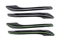 LLYUVXYJ Maniglie per porte compatibili con Tesla Model Y Juniper 2025 ABS Adesivi antigelo per maniglie Copertura per modifica auto Pomello porta antigelo ABS(Noctilucent 4PCS)