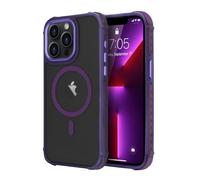 LLZ.COQUE Custodia magnetica per iPhone 13 Pro Max compatibile con MagSafe Wireless Charging Case Custodia rigida antiurto in TPU per iPhone 13 Pro Max, viola