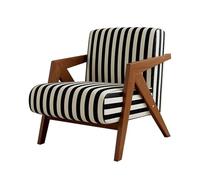 LLZJDDPLY Poltrona Relax Moderna di Metà Secolo, Poltrona da Lettura Imbottita, Poltrone Sofa Divano for Soggiorno, Camera da Letto, Appartamento, Facile da Montare(Black)