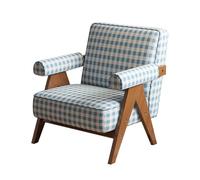 LLZJDDPLY Poltrona Relax Moderna, Poltrona da Lettura, Poltrone Sofa, Divano Singolo per La Lettura, Camera da Letto, Sala d'attesa Dell'appartamento(Blue)