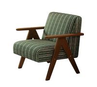 LLZJDDPLY Poltrone Sofa Divano, Poltrona Relax for Soggiorno con Cuscino, Poltrona da Lettura for Camera da Letto, Soggiorno, Lettura, Balcone(Green)