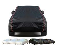 LLZlk025 Telo Copriauto Antigrandine Per Toyota Yaris Cross Hybride 2022-2024, Telo Auto Esterno, Impermeabile e Traspirante, BLACK+RED, UV Protection, Copertura Completa