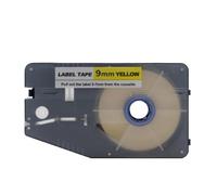 LM-509Y Cassetta nastro per etichette gialla da 9 mm compatibile con la macchina per lettere elettroniche L Mark LK330 LK340