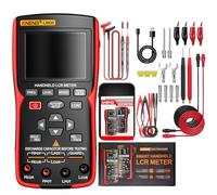 LM06 Multimetro digitale Palmare Bridge LCR Tester Misuratori di resistenza del condensatore automatico Strumenti di induttanza e linea Kelvin e linea combinata con scatola