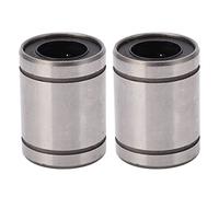 LM16UU Linear Ball Bearing 16mm x 28mm | Accurate & Low Friction Motion for CNC / 3D Printer/Automation | Robust Bearing Steel, 37mm Width, 2Pcs Set