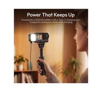 LM24 Action Quick Release Light II for Osmo Action 6 Fill Light Portable LED Video Light for Travel Vlog