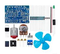 LM358 DC Motor Controller Kit FAI DA TE Saldatura Pratica Board per PWM Elettronica di Controllo Elettronica Formazione STEM Progetto 47x34mm (Kit)