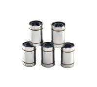 LM6UU 6X12X19 mm Cuscinetto a sfere lineare Asta di guida Cuscinetti for alberi lineari Parti for stampante 3D CNC 4 pezzi