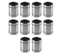 LM8UU - Cuscinetti lineari a sfera, 8 x 15 x 24 mm, in acciaio al carbonio, per macchine CNC per stampanti 3D (10 pezzi)