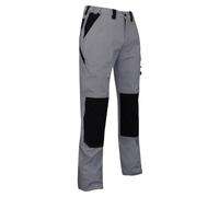 LMA Workwear 1454 PLUTON - Pantalone bicolore con taschini, taglia 56, colore: Beige/Nero