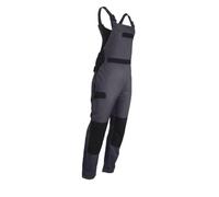 LMA Workwear 3024 AZOTE - Salopette bicolore, taglia L, colore: Grigio scuro/Nero