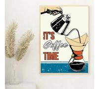 LMAIWANG Poster d'arte moderna, ispirazione retrò, caffè, bar, dipinti su tela, dipinti murali, soggiorno, arredamento per la casa, cornice 60x80 cm