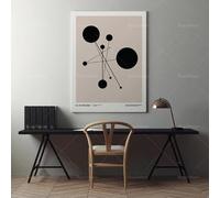 LMAIWANG Poster di pittura classica, brutalismo, medioevo, minimalismo, architettura, arte astratta, stile moderno, arredamento per la casa, 80x120 cm, senza cornice