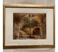 LMAIWANG Stampe artistiche di dipinti murali del Kotel ebraico, Gerusalemme, Città Vecchia, Strada pedonale, Dipinto astratto, Tela, Poster Decor 40x60cm senza cornice