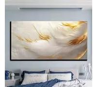 LMAIWANG Un dipinto ad olio astratto e colorato con texture, ideale per la decorazione di interni moderni, perfetto per il soggiorno (20x40 cm/senza cornice).