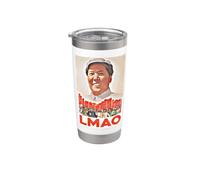 LMAO Mao Zedong Comunista Cina Propaganda Poster Meme Bicchiere termico in acciaio inox doppia parete