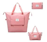 LMCHTTY Borse da viaggio pieghevoli per la notte, per il weekender, per nuotare e palestra, pieghevole, impermeabile, di grande capacità, borsa da viaggio per donne e uomini, Rosa, 1PC, Moderno