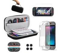 Lmcpa Custodia Trasporto compatibile con Nintendo Switch 2 2025, Accessori Nintendo Switch 2 include Custodia, Pellicola Protettiva, Cover Protettiva Trasparente, Impugnatura per il Pollice