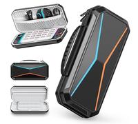 Lmcpa Progettato Borsa per Console Nintendo Switch 2 2025, Borsa da Viaggio con 20 Cartucce di Gioco, PC Custodia Rigida Portatile Protettiva per Console Nintendo Switch 2 2025 e Accessori, Nero