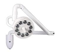 LMEILI Lampada da Visita per chirurgia Dentale a Luce Fredda Senza Ombre a LED da Appendere a Parete a LED Rotazione a 360 ° per occhialini dentali