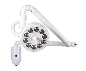 LMEILI Lampada da Visita per chirurgia Dentale a Luce Fredda Senza Ombre a LED da Appendere a Parete a LED Rotazione a 360 ° per occhialini dentali