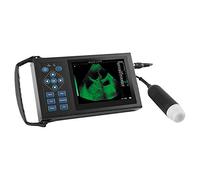 LMEILI Macchina per ecografia veterinaria Portatile con sonda da 3,5 MHz per Pecora Macchina per ecografia veterinaria Multifunzione Riproduzione HD a Colori per Tester del Grasso Dorsale e Data