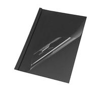 LMG LMG-SW bmdlm R4 Premium Copertine per Rilegatura Termica Mappe Texture in pelle con matter anteriore, 4 mm, 50 pezzi