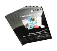 LMG lmga3 - 125sm - 25 Pouches A3, 303 X 426 mm, 2 X 125 Mic con retro adesivo, 25 pezzi