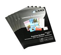 LMG lmga3 - 125sm - 25 Pouches A3, 303 X 426 mm, 2 X 125 Mic con retro adesivo, 25 pezzi