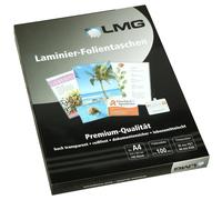 LMG LMGA4-100 Laminierfolien A4, 216 x 303 mm, 2 x 100 mic, 100 Stück