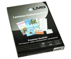 LMG lmga4 - 100 Pouches A4, 216 X 303 mm, 2 X 100 Mic, 100 pezzi
