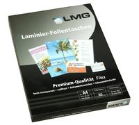 LMG LMGA4-80L Laminating Pouches A4 228 x 303 mm 2 x 80 Micron for Filing with 4