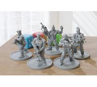 Lmg Punk Squad 28mm/32mm Figure - Moderno - Cyberpunk - Zona Alfa - Apocaly
