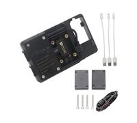 LMGMPOHOYY Supporto GPS moto Supporto Navigazione con Ricarica Wireless e USB Per Aprilia Per TUAREG 660 2022(Usb Charging)