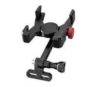 LMHGMUBVR Sostituzione Della Staffa Di Navigazione GPS Navigazione Supporto Telefono Alluminio Materiale Imbottitura Cuscinetti 4,7-7,09 Pollici Cellulare Antiurto Moto(02)