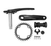 LMHHMIN 34T Guarnitura per Bicicletta Cava 170MM Set Manovella e Corona per Bici Integrata per Ciclismo da 9 a 12 Velocità