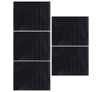 LMHHMIN 5 Pezzi Tappetino per Griglia per Barbecue Rettangolare Tappetino per Friggitrice Antiaderente Riutilizzabile in PTFE per Friggere Cottura alla Griglia