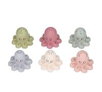 LMHHMIN Bicchieri impilabili da bagno per bambini con polpo, forme a clessidra color paglia, giocattoli educativi precoci per ragazze